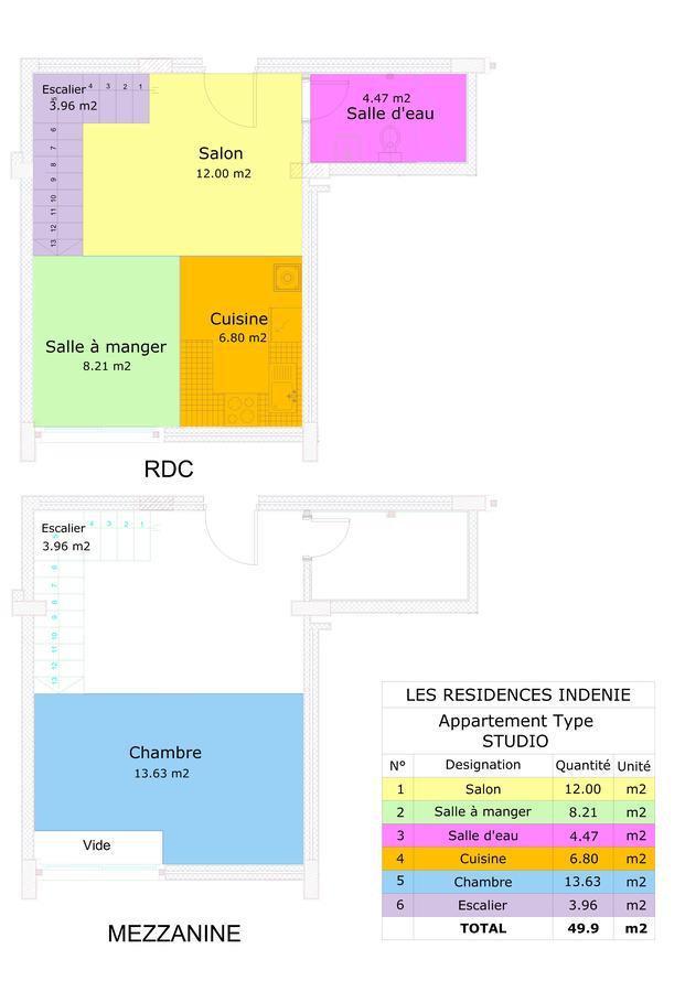 Residences Indenie Abidjan Eksteriør billede